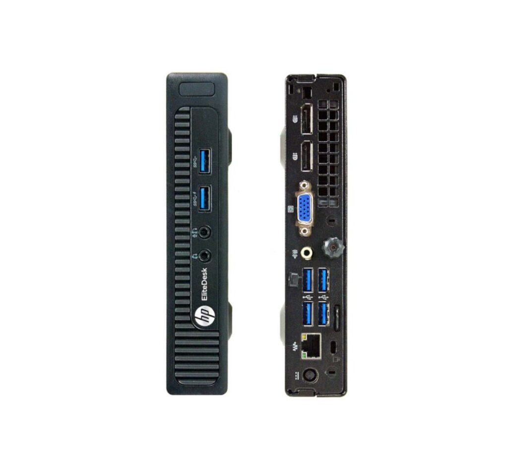 HP EliteDesk 800 G1 Mini – I5-4590T, 8GB RAM, SSD 120GB, Windows 10, Usato